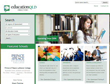 Tablet Screenshot of educationqld.com.au